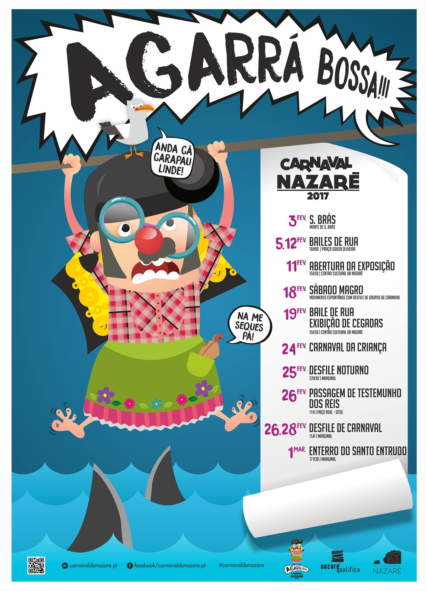 Programa do Carnaval da Nazaré 2017